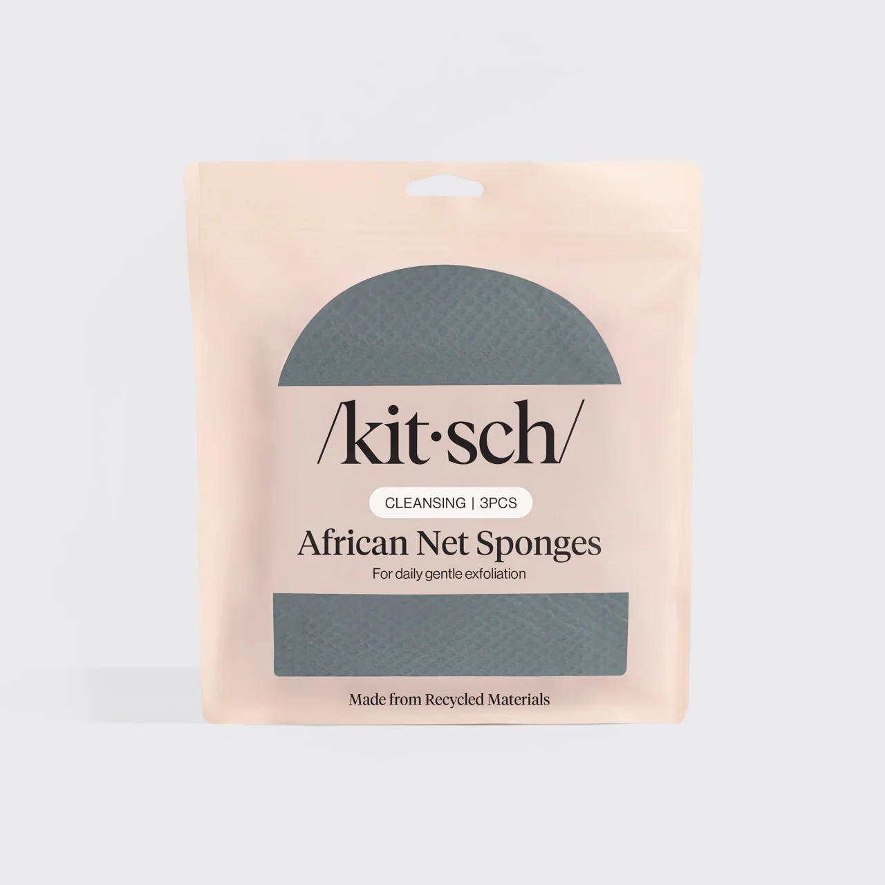 Aqua Grey African Net Sponge - Image 2