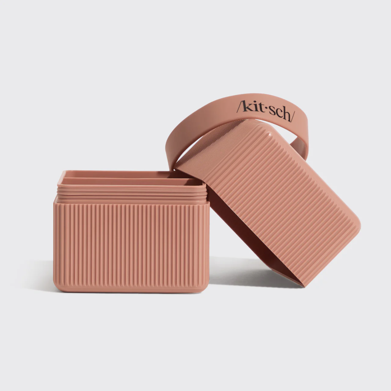 2-Compartment Travel Case - Terracotta - Image 4