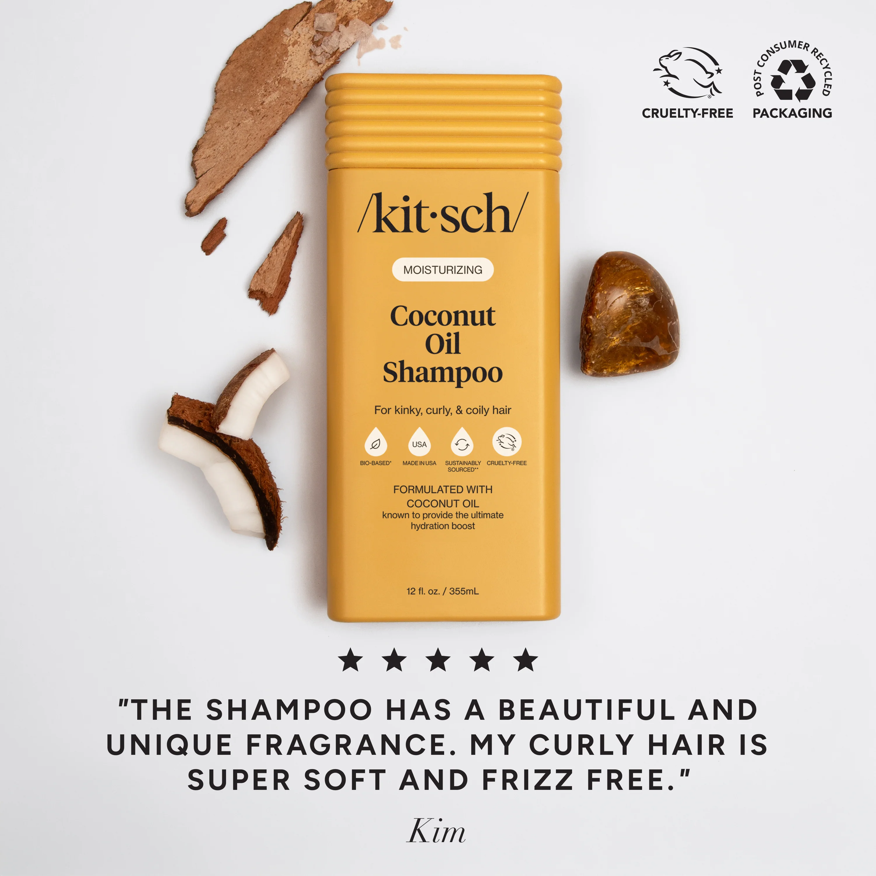 Coconut Oil Shampoo for Dry Damaged Hair - Image 2