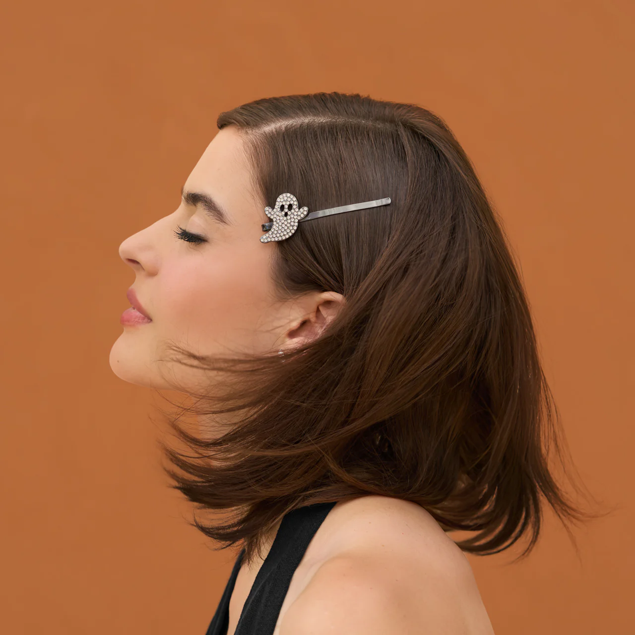 Ghost XL Metal Rhinestone Bobby Pins - Image 4