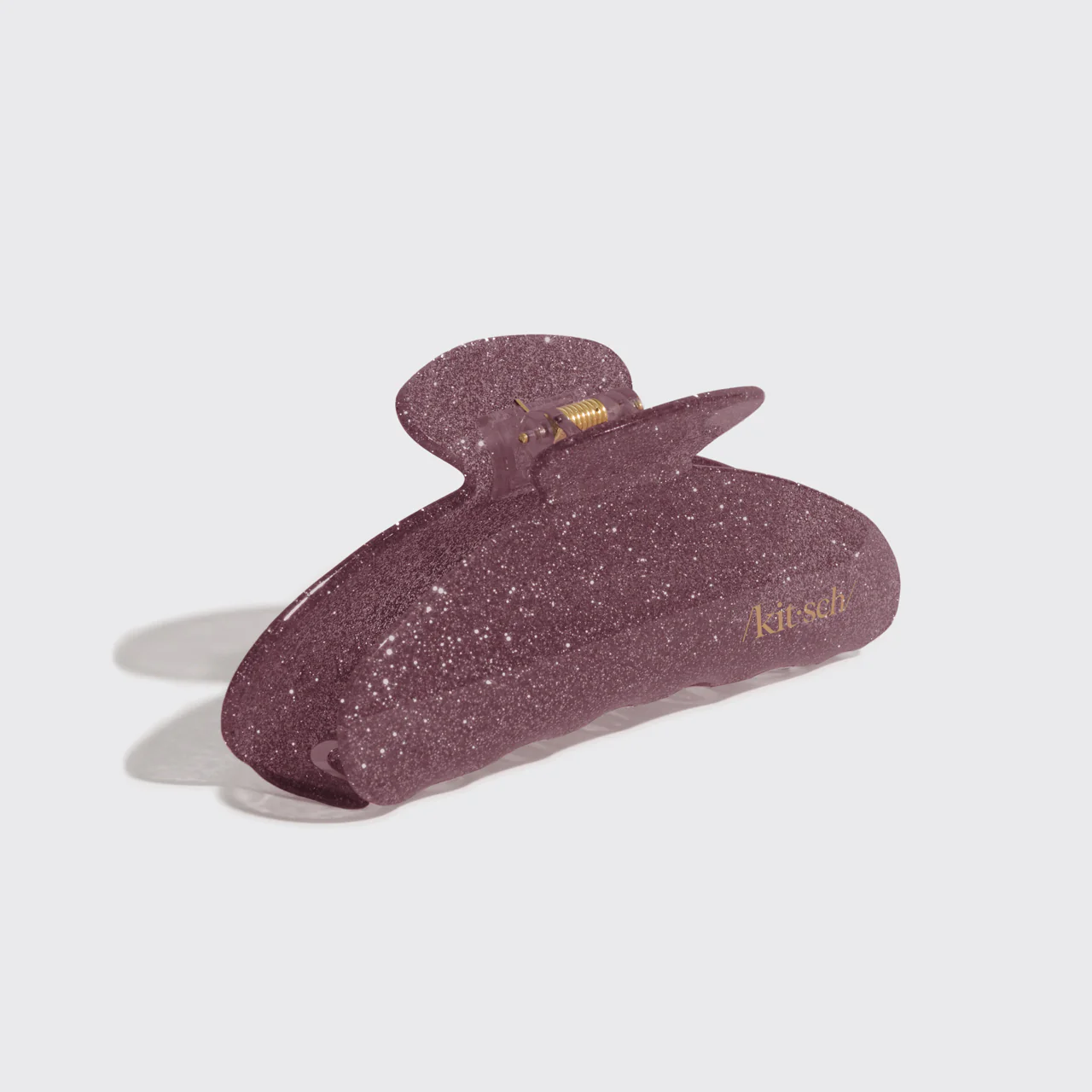 Pink Glitter Claw Clip - Image 3
