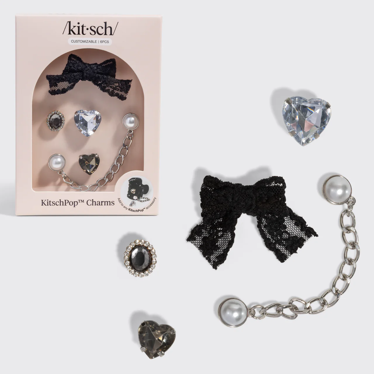 KitschPop™️ Charms in Vintage Black