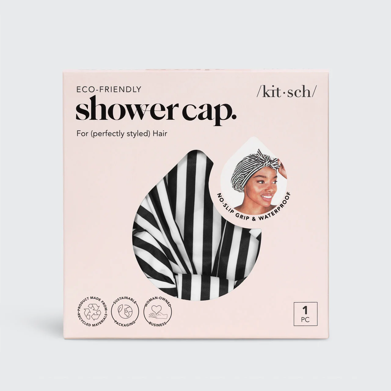 Stripe Shower Cap - Image 2