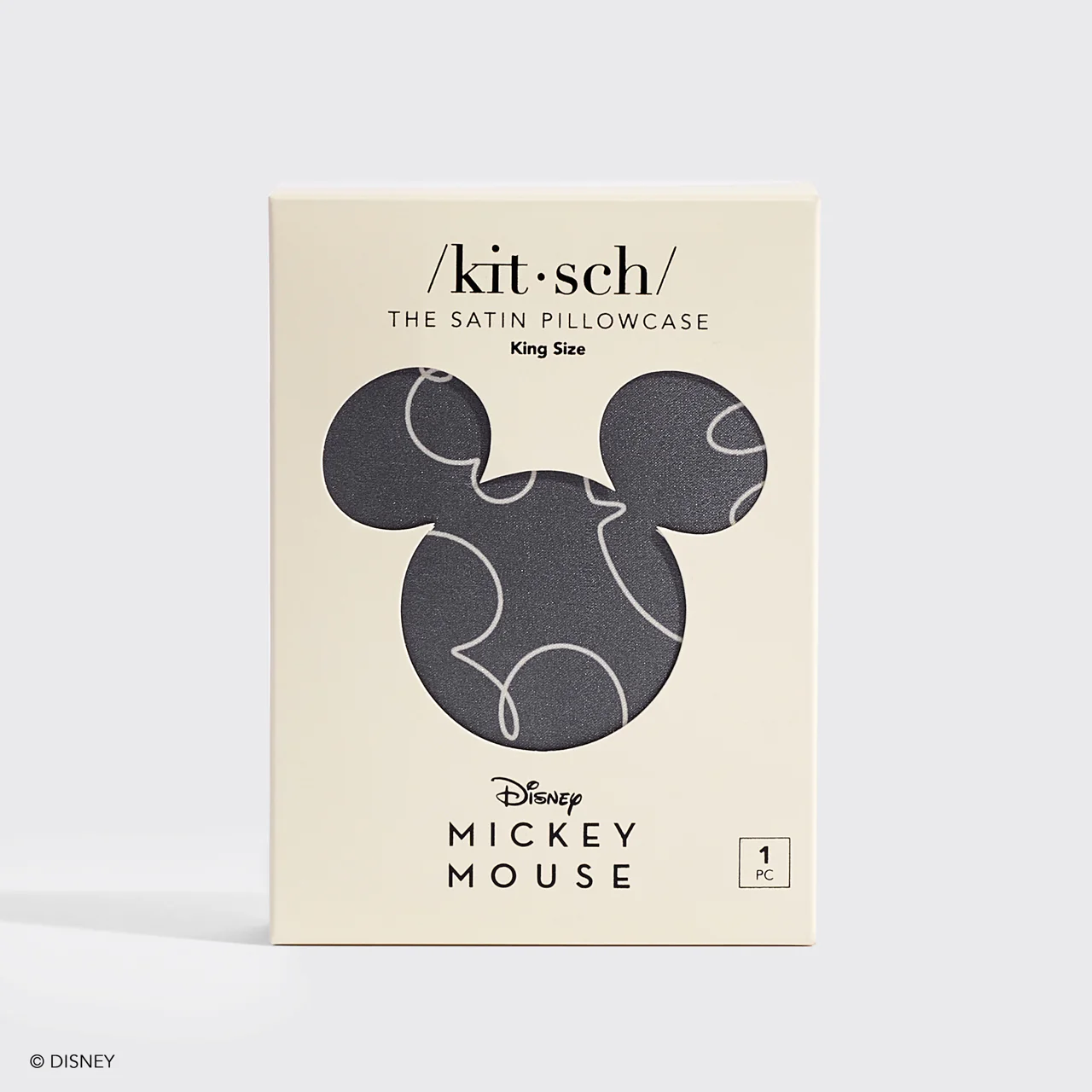 Kitsch x Mickey and Minnie Satin Pillowcase in Mickey Magic - King - Image 3