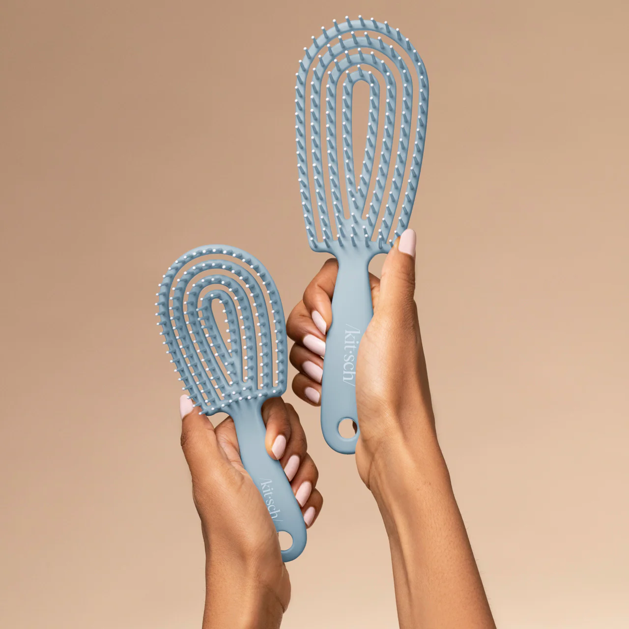 Haze Blue Detangling Flexi Brush - Mini - Image 5