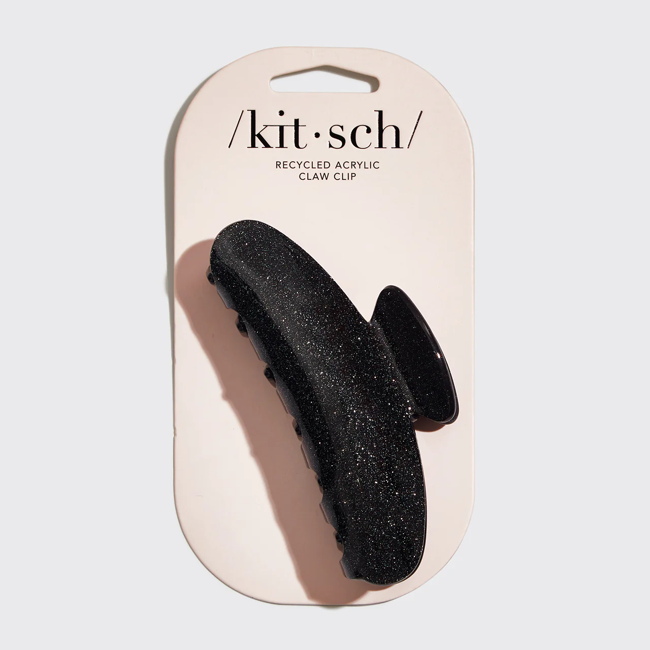 Black Glitter Claw Clip - Image 2