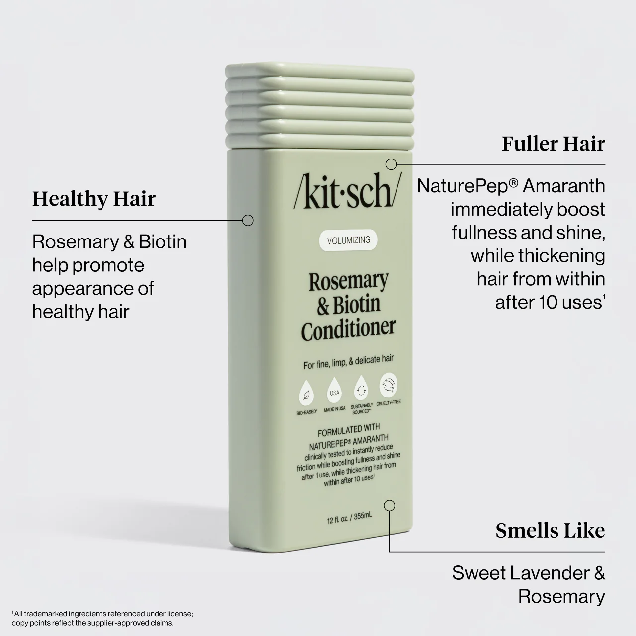 Rosemary & Biotin Volumizing Shampoo & Conditioner Combo - Image 5