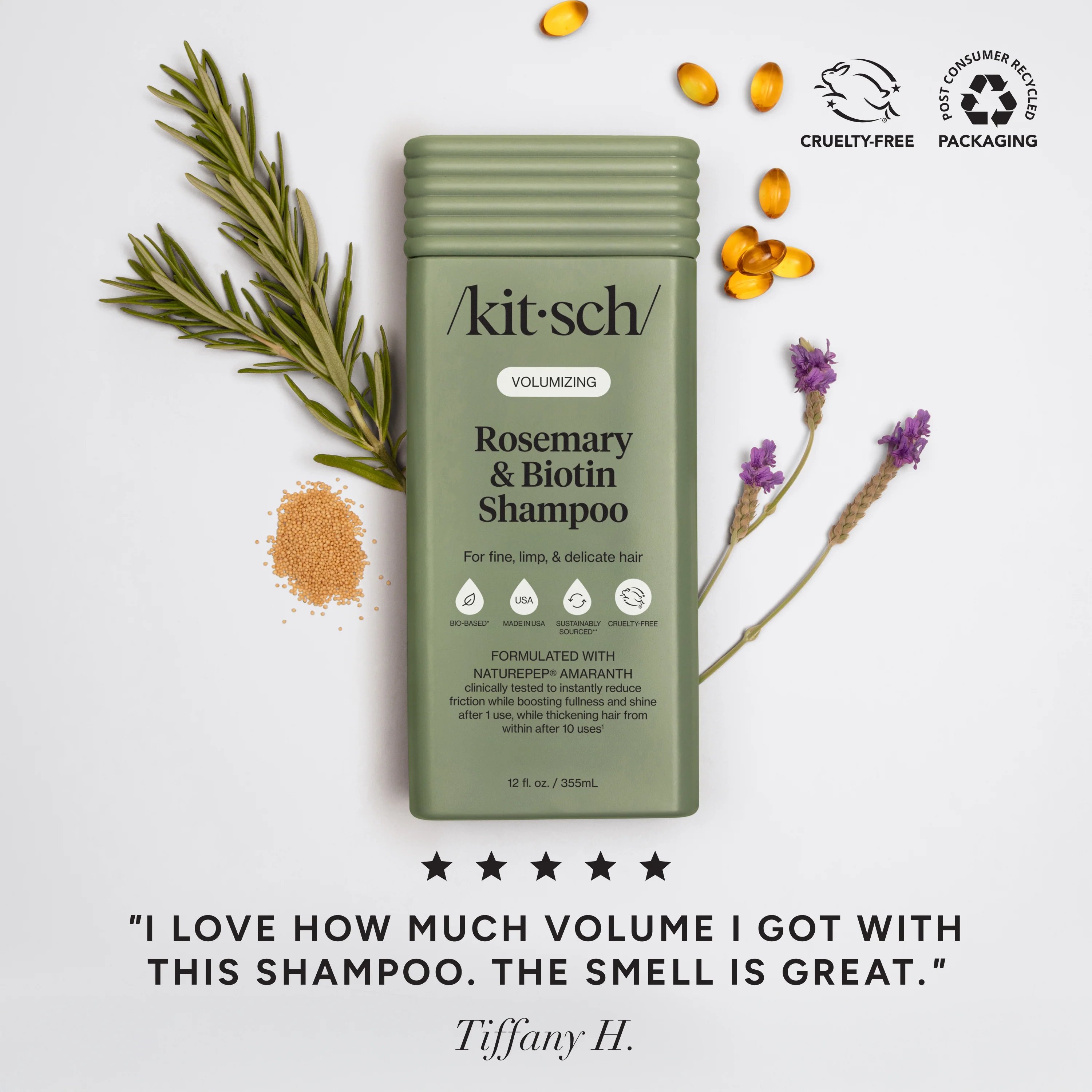 Rosemary & Biotin Volumizing Shampoo & Conditioner Combo - Image 2