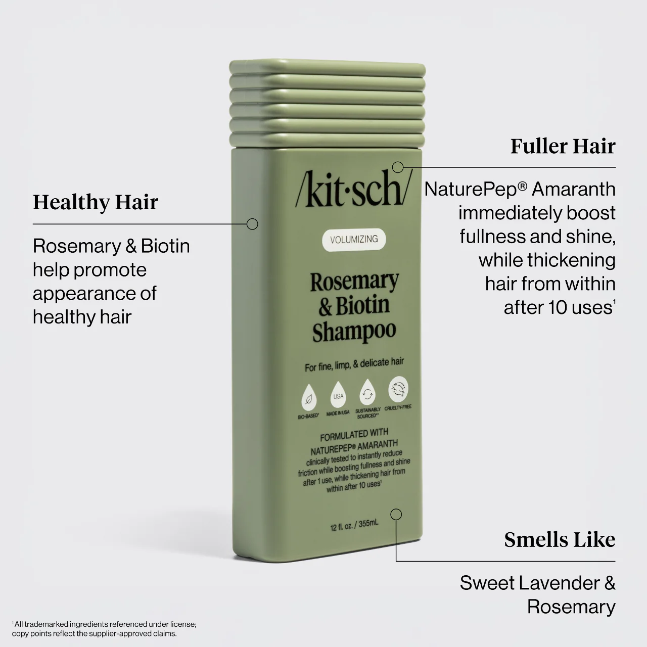 Rosemary & Biotin Volumizing Shampoo & Conditioner Combo - Image 3