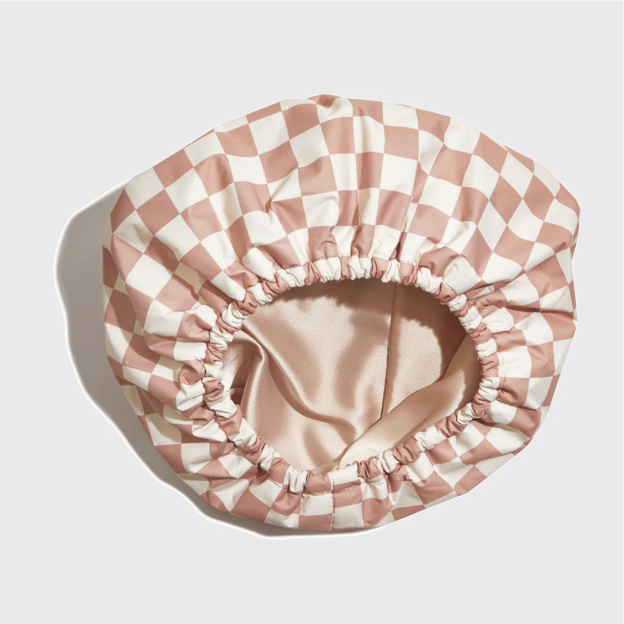 Satin Lined Flexi Shower Cap + XL Hair Towel Bundle - Image 3