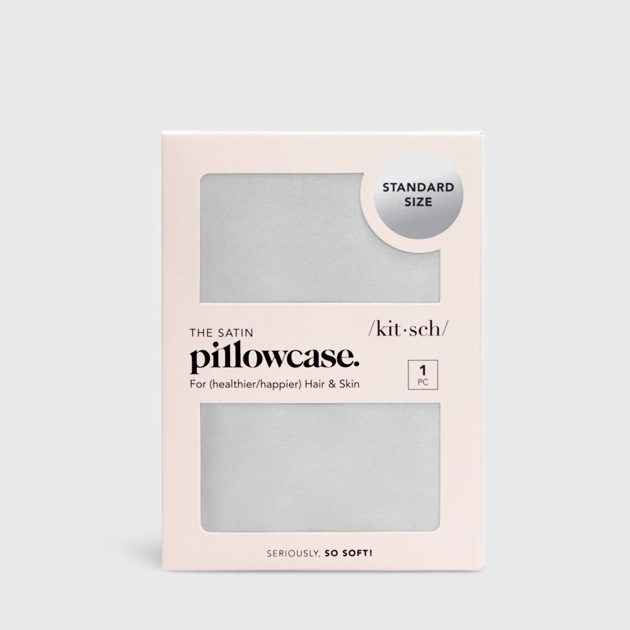 Satin Pillowcase in Silver - Image 3