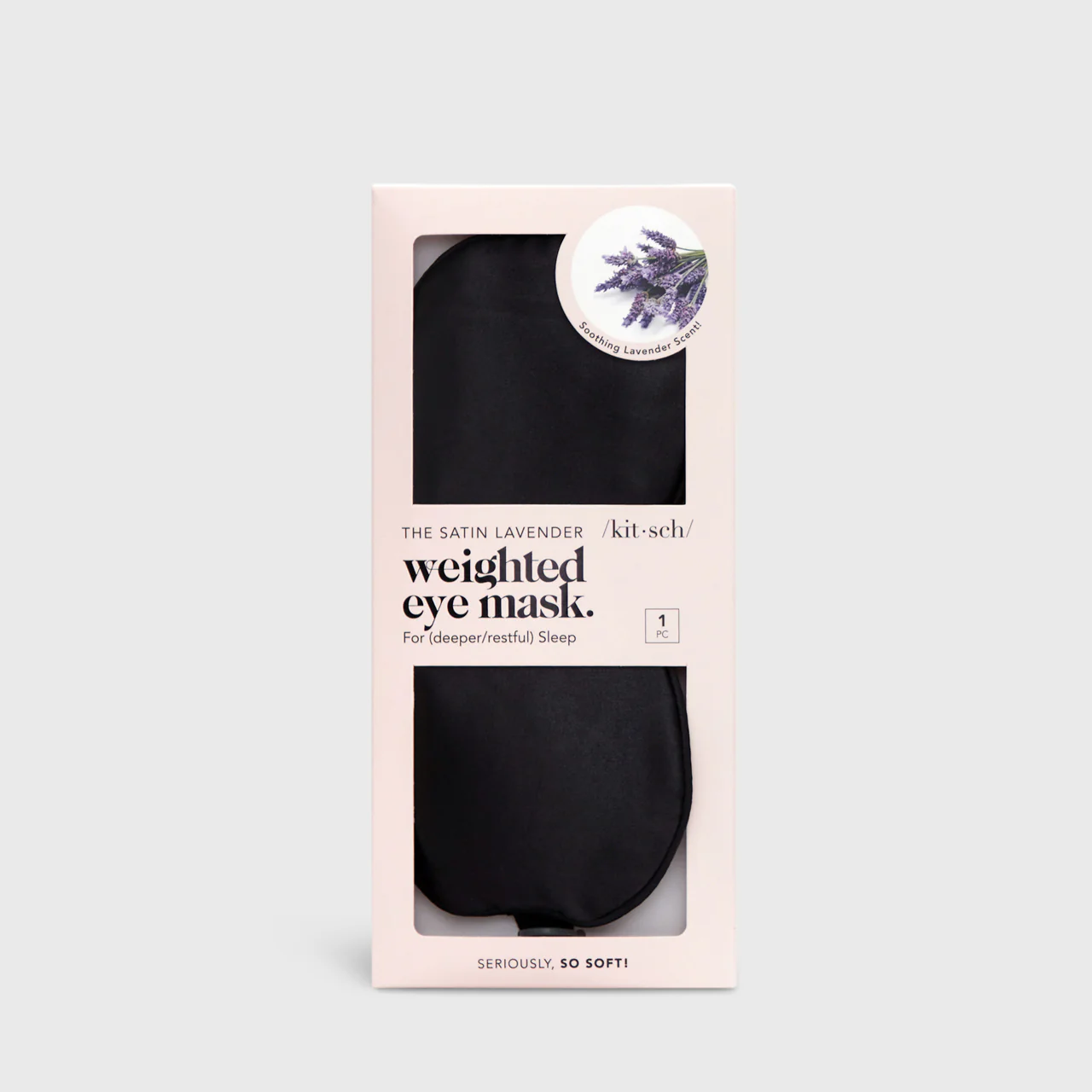 Lavender Scented Satin Weighted Eye Mask - Image 2
