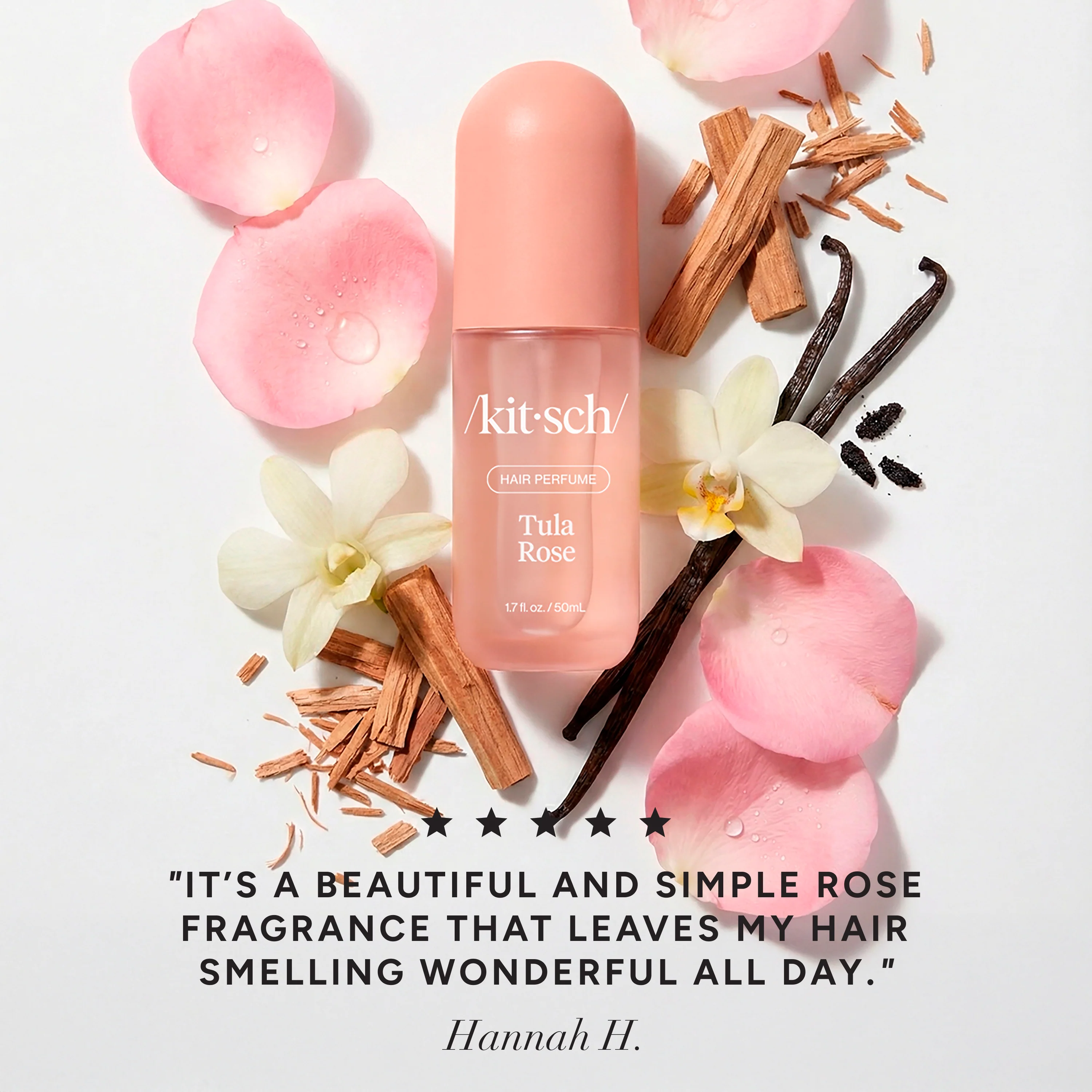 Tula Rose Hair Perfume - Image 2